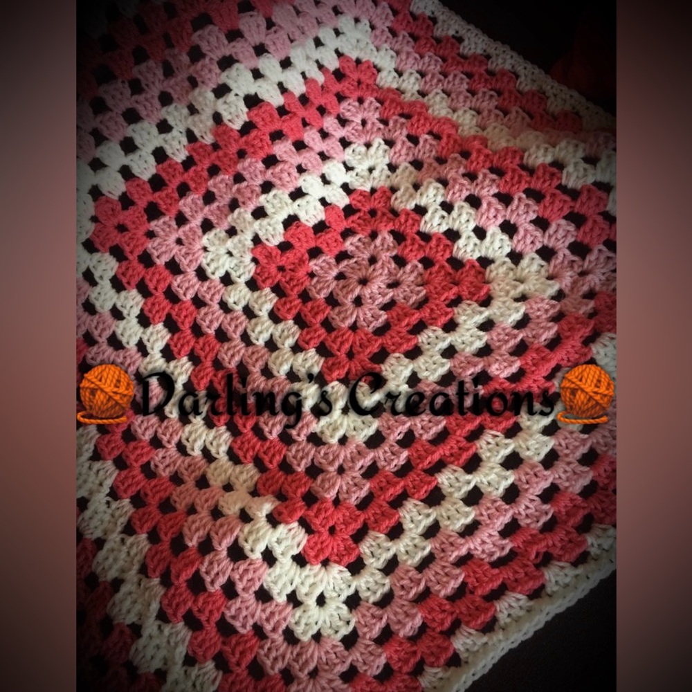 Beautiful crochet baby blanket